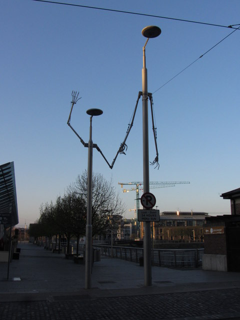 Poste de iluminação do amor com sensor de presença